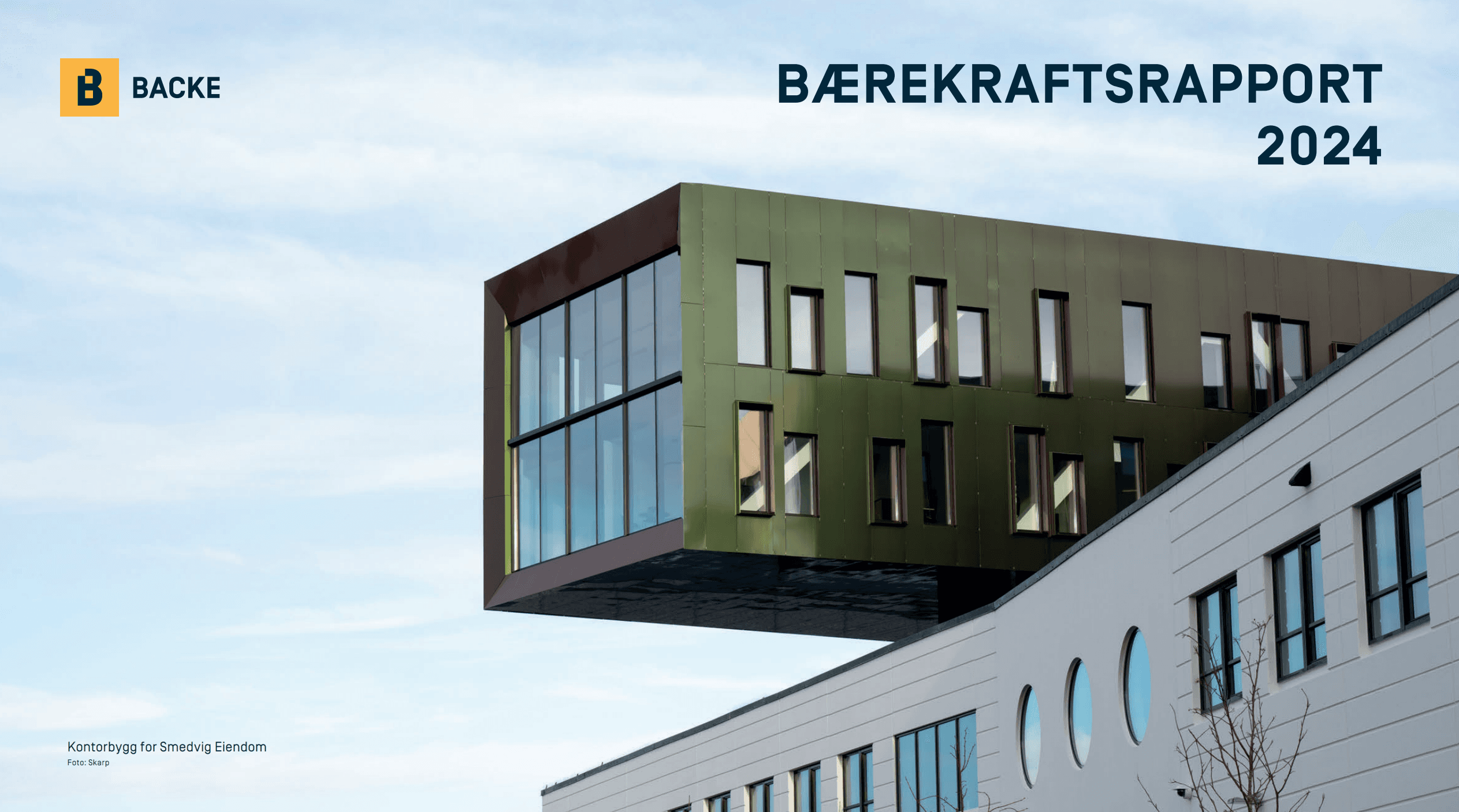 Bærekraftsrapport 2024 forside